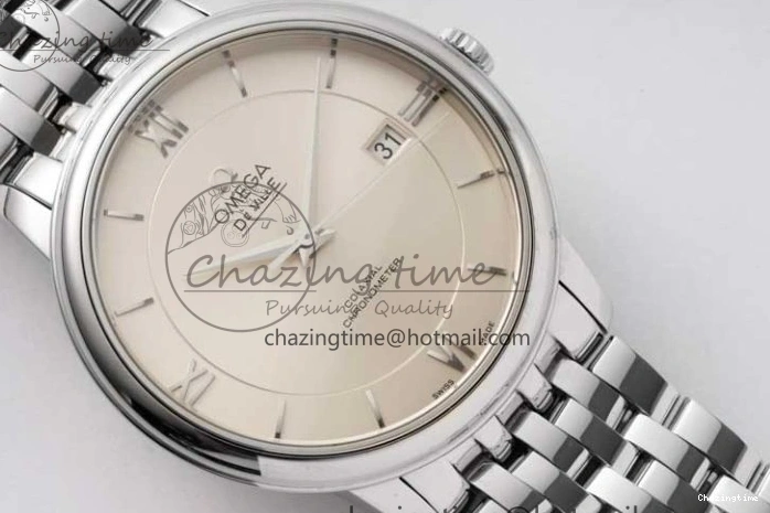 0311 Bright De Ville SS DIWF 1:1 Best Edition Silver Dial SS Markers on SS Bracelet MIYOTA 7848